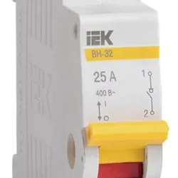 Выключатель нагрузки (мини-рубильник) 1п 25А ВН-32 KARAT IEK MNV10-1-025
