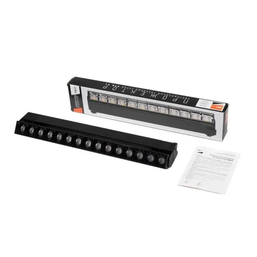 Светильник светодиодный трековый PTR 2130R 30Вт 4000К IP40 60град. 400мм BL черн. Pro+ JazzWay 5031609 - фото 7