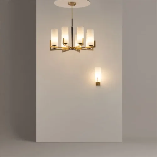 Подвесной светильник Fortano E27х8 (Черный и Латунь) - фото 10