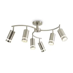 Люстра FR5508CL-06CH Труко / Truco GU10x6 (Никель) FR5508CL-06CH