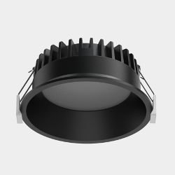 'Светильник светодиодный диммируемый потолочный встраиваемый , серия WL-BQ, Черный, 15Вт, IP44, Теплый белый (3000К), BQ009115-BL-WW 005645