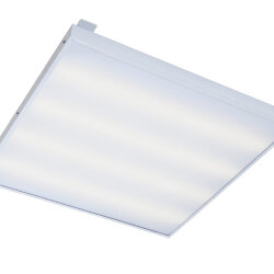 Универсальный офисный светодиодный светильник Грильято 40 Вт IP20 580x580x40 мм 4000K Опал