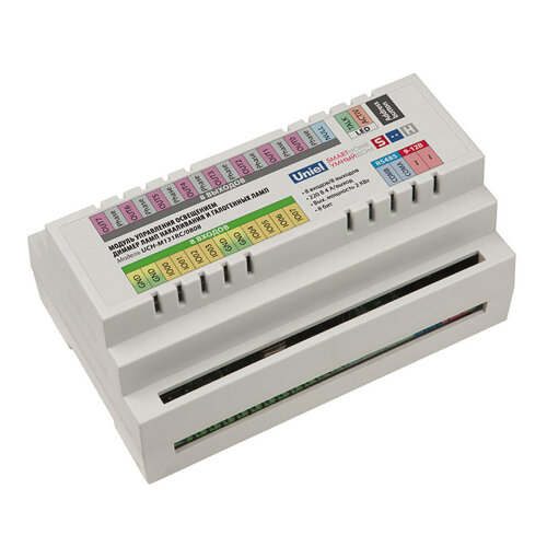 UCH-M131RC-0808 Диммер ламп накаливания, RS485 порт, возможно управление контроллером, 8 входов- 8 выходов - фото 1