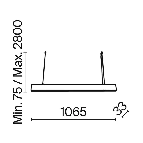 Подвесной светильник Points 4000K 1x40Вт 25° (Белый) - фото 5