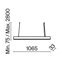 Подвесной светильник Точки / Points 4000К 40Вт (Белый) P050PL-L40W4K