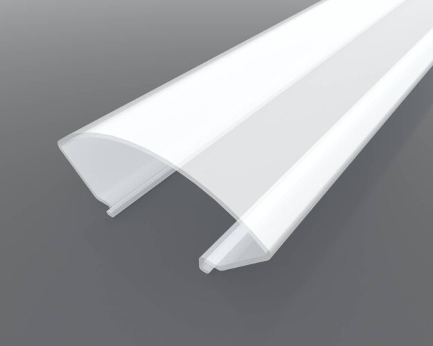 Рассеиватель поликарбонатный для профиля круглый LC-LRM-M31-6 матовый - фото