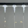 Гирлянда Занавес 2 x 2 м Тепло-Белый 220В, 400 LED, Провод Прозрачный ПВХ, IP54. Фото 3.