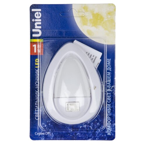 DTL-314 Огонек-White Светильник-ночник, Механический выключатель, Белый - фото 4