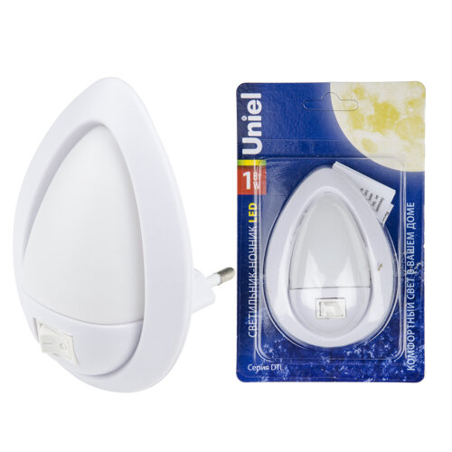 DTL-314 Огонек-White Светильник-ночник, Механический выключатель, Белый - фото 5