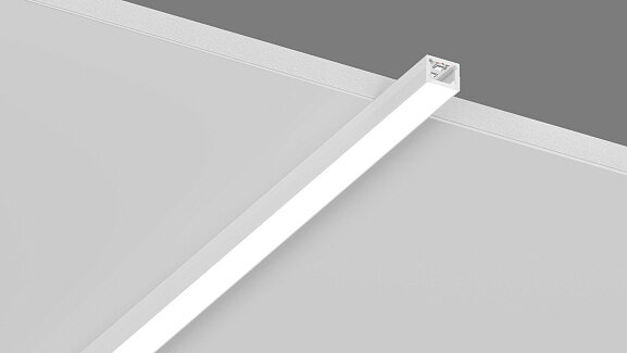 Накладной алюминиевый профиль Design LED LS1613, 2500 мм, белый, LS.1613-W-R. Фото 3