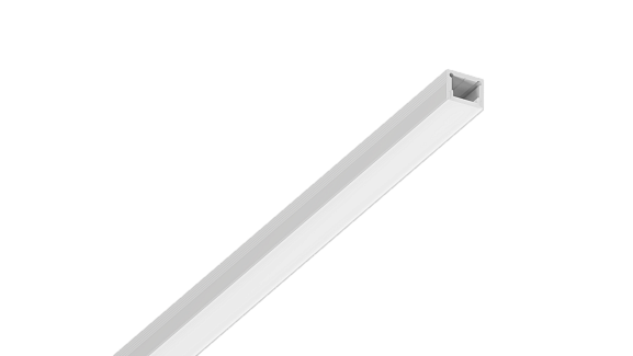 Накладной алюминиевый профиль Design LED LS1613, 2500 мм, белый, LS.1613-W-R - фото