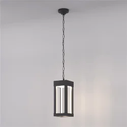 Уличный подвесной светодиодный светильник Frame LED IP54 1528 TECHNO LED серый (051858)