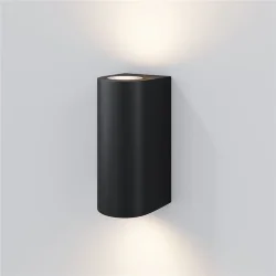 Настенный светильник (бра) Slat GU10х2 10Вт IP 54 (Черный)