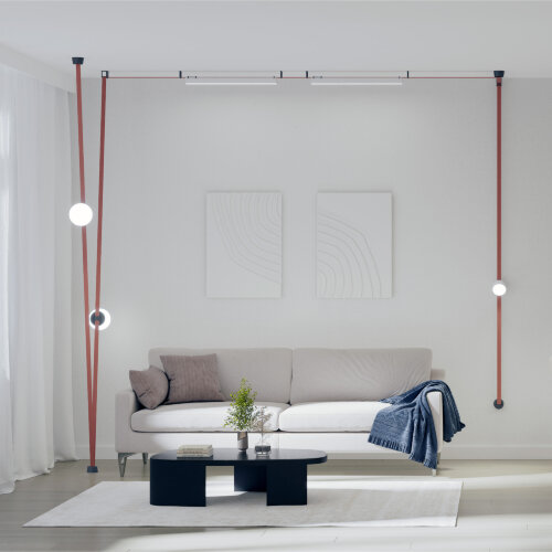 DK5576-WH Cветильник для трека-ремня Belty, серия Linear, со светодиодом, L642*W40*H45мм, 48V DC, 24W, RA90, 120°, 4000K, IP20, белый, алюминий. Фото 5