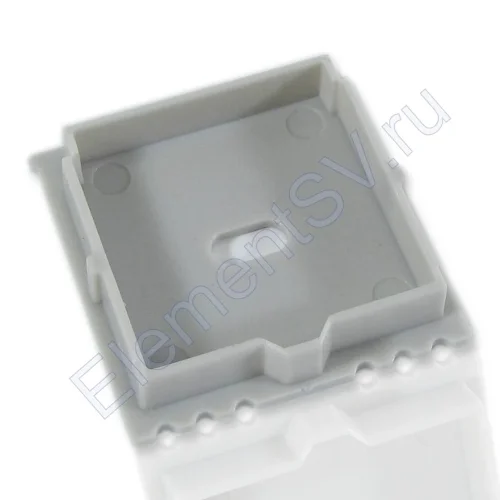 Заглушка с отверстием для профиля (046) - фото 2.