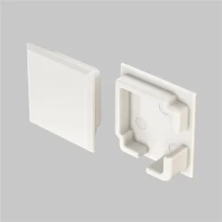 Комплект заглушек (для профиля 16×16) 10 шт., ALM009EC (Белый)