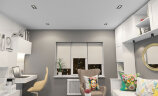 DK3072-BK+WH Встраиваемый светильник, IP 20, 10 Вт, GU5.3, LED, черный/белый, пластик. Фото 3