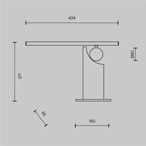 Настольный светильник Монументо / Monumento 3000К 9Вт (Черный) MOD467TL-L9B3K - фото 10