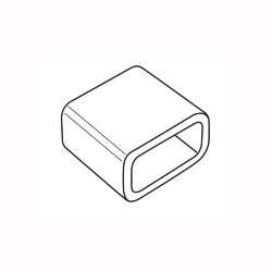 UCW-Q220 K12 CLEAR 025 POLYBAG Изолирующий зажим заглушка для светодиодной ленты 5050, 12-14 мм, цвет прозрачный, 25 штук в пакете