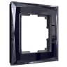 Рамка из стекла на 1 пост Diamant черный W0011208 - фото
