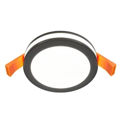 Встраиваемый светильник Phanton 4000K 1x7Вт 120° (Черный)