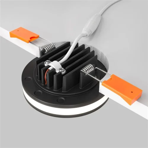 Встраиваемый светильник Phanton 4000K 1x7Вт 120° (Черный) - фото 7