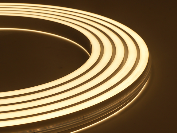 Светодиодная лента SWG PRO 2835, 140 LED/м, 10 Вт/м, 24В , IP67, Цвет: Теплый белый, NE-DU2140-24-10-WW-67 - фото