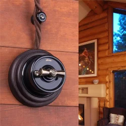 Ретро кабель витой  2х2,5 коричневый 50 м W6452614