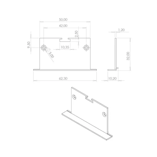 Заглушка для профиля LC-LPV-3263 (171) - фото II