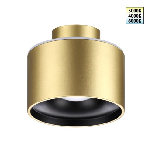 Светильник накладной светодиодный с переключателем цветовой температуры «Novotech» 358972, серия: GIRO. Фото 1.