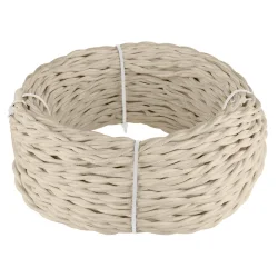 Ретро кабель витой 2х2,5 песочный 20 м W6452346