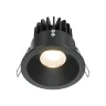Встраиваемый светильник Зум / Zoom 12 Вт 3000 К 60° IP 65 (Черный) DL034-2-L12B - фото