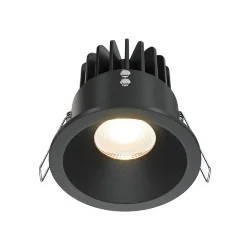 Встраиваемый светильник Зум / Zoom 12 Вт 3000 К 60° IP 65 (Черный) DL034-2-L12B