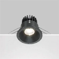 Встраиваемый светильник Зум / Zoom 12 Вт 3000 К 60° IP 65 (Черный) DL034-2-L12B