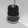 Встраиваемый светильник Зум / Zoom 12 Вт 3000 К 60° IP 65 (Черный) DL034-2-L12B - фото 6