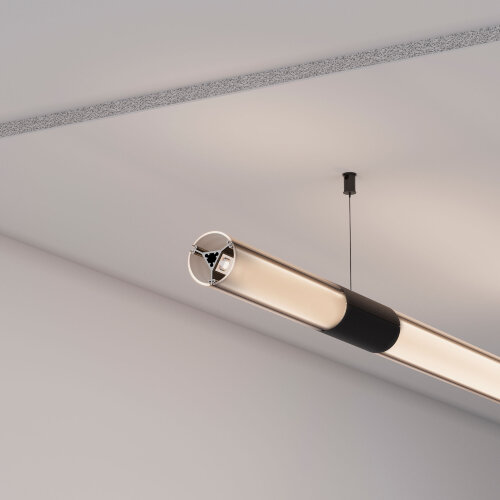 Профиль ROUND-D36-360-2500 ANOD BLACK (Arlight, Алюминий) - фото 6