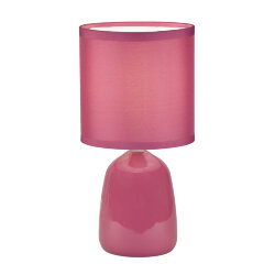 UML-B305 E14 PINK Светильник настольный декоративный под лампу Е14, 40W, Механический выключатель, Розовый