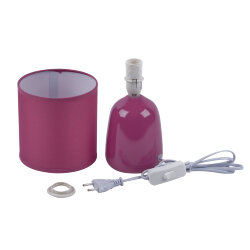 UML-B305 E14 PINK Светильник настольный декоративный под лампу Е14, 40W, Механический выключатель, Розовый