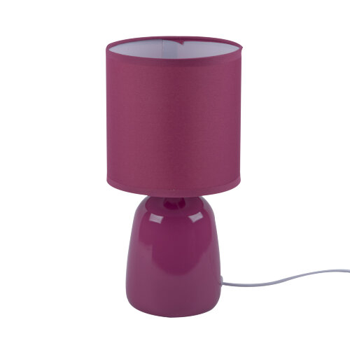 UML-B305 E14 PINK Светильник настольный декоративный под лампу Е14, 40W, Механический выключатель, Розовый - фото 5