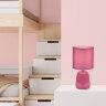 UML-B305 E14 PINK Светильник настольный декоративный под лампу Е14, 40W, Механический выключатель, Розовый - фото 7