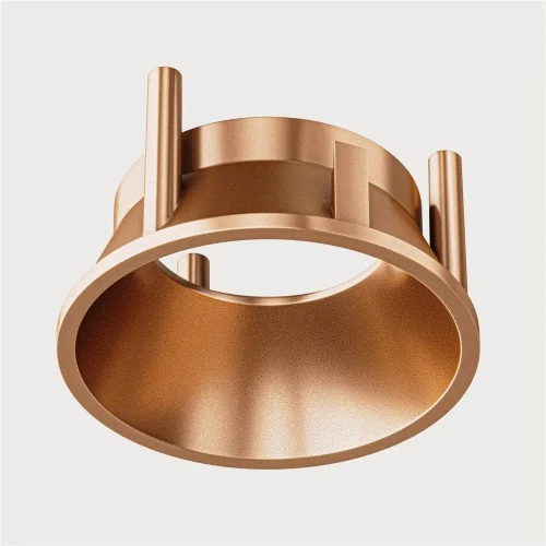 Декоративная рамка-отражатель для накладных светильников серии Alfa LED (Матовое Золото) - фото 5