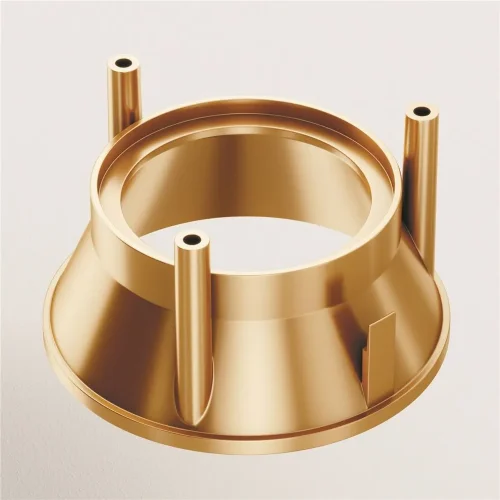 Декоративная рамка-отражатель для накладных светильников серии Alfa LED (Матовое Золото) - фото 6