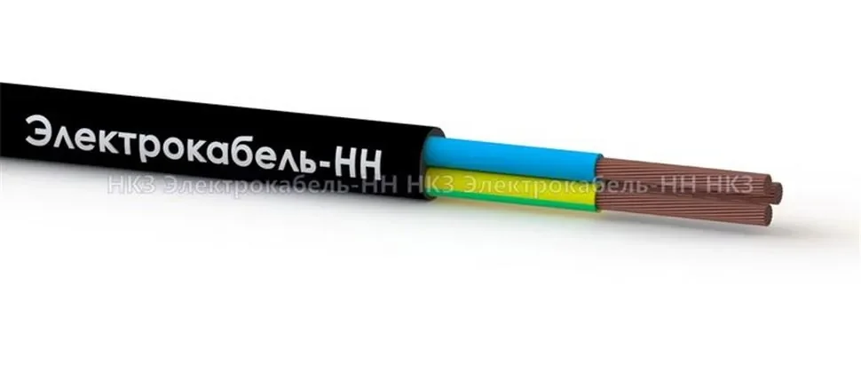 Провод ПВС 3х1 380В Ч (бухта) (м) ЭЛЕКТРОКАБЕЛЬ НН 000007217 - фото