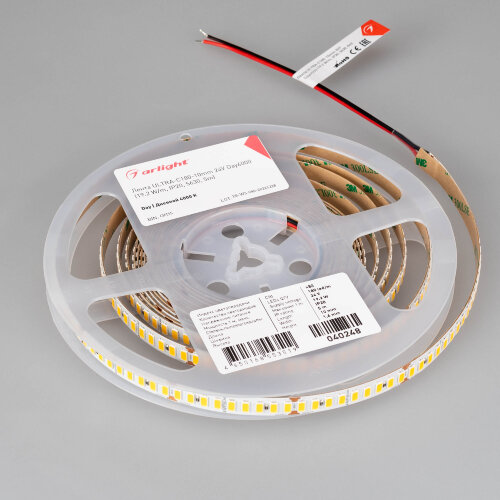 Светодиодная лента ULTRA-С180-10mm 24V Day4000 (19.2 W/m, IP20, 5630, 5m) (Arlight, высок.эфф.200 лм/Вт) 040248 - фото 3