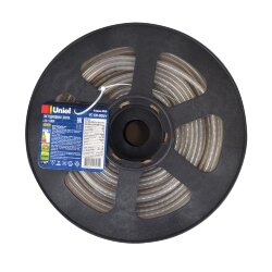 ULS-2835-120LED-m-10mm-IP67-220V-10W-m-50M-3000K Светодиодная гибкая герметичная лента, Бобина 50 м, Теплый белый свет 3000K.