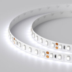 Светодиодная лента RT 2-5000 24V Cool 8К 2х (3528, 600 LED, LUX) (Arlight, 9.6 Вт/м, IP20) 013747