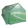 UGH-S32 L270 GREEN-GREEN Парник уличный, 270x90x90см, Металлическая труба в ПВХ, цвет зеленый, Тент из армированного полиэтилена 135г-м2, цвет сетки зеленый, TM ФитоЛето - фото 6