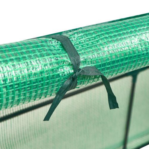 UGH-S32 L270 GREEN-GREEN Парник уличный, 270x90x90см, Металлическая труба в ПВХ, цвет зеленый, Тент из армированного полиэтилена 135г-м2, цвет сетки зеленый, TM ФитоЛето - фото 8