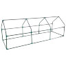 UGH-S32 L270 GREEN-GREEN Парник уличный, 270x90x90см, Металлическая труба в ПВХ, цвет зеленый, Тент из армированного полиэтилена 135г-м2, цвет сетки зеленый, TM ФитоЛето - фото 9