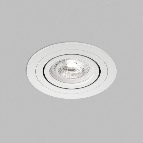 Встраиваемый светильник PRIME, GU5.3, до 15 Вт, LED, IP20, белый, алюминий.